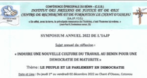 TDR du symposium 2022