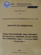 Pauvreté et Corruption