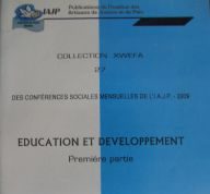 Education et développement « Première partie »