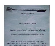 Du developpment humain au Bénin