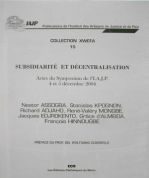 Subsidiarité et décentralisation