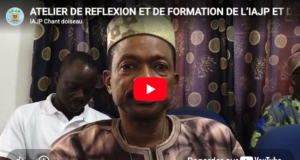 ATELIER DE REFLEXION ET DE FORMATION DE L’IAJP ET DE L’UAC