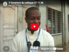 Ouverture du colloque